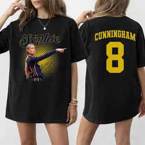 Graphic Sophie 8 2 Side Basketball T-Shirt, Game Day Basketball Tee, Gift for Fans, Made in US