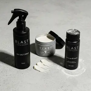 3-Piece Men's Styling Kit — Sea Salt, Matte Finish & Volume Powder