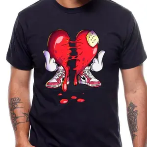 DTF Transfer Ready To Press/Heat Transfer - Broken Heart Transfer