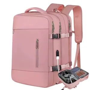 Travel Laptop Backpack, Business Sturdy Expandable Laptops Backpack Personal Item Bag, Water Resistant College School Computer Bag Gift for Men & Women Fits 15.6 Inch Notebook
