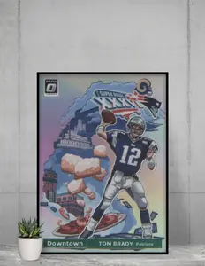 Tom Brady 2020 Optic Downtown Poster 12x17 New England Patriots