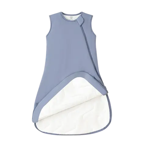 PurComfy Supersoft Bamboo Unisex Toddler Sleep Sacks - 0.5/1.0/2.5 TOG Premium Bamboo Viscose Wearable Blanket, 2-Way Zipper Technology, Plain, 100% Polyester Wadding Cooling Wrap for 0-15 Months Newborns