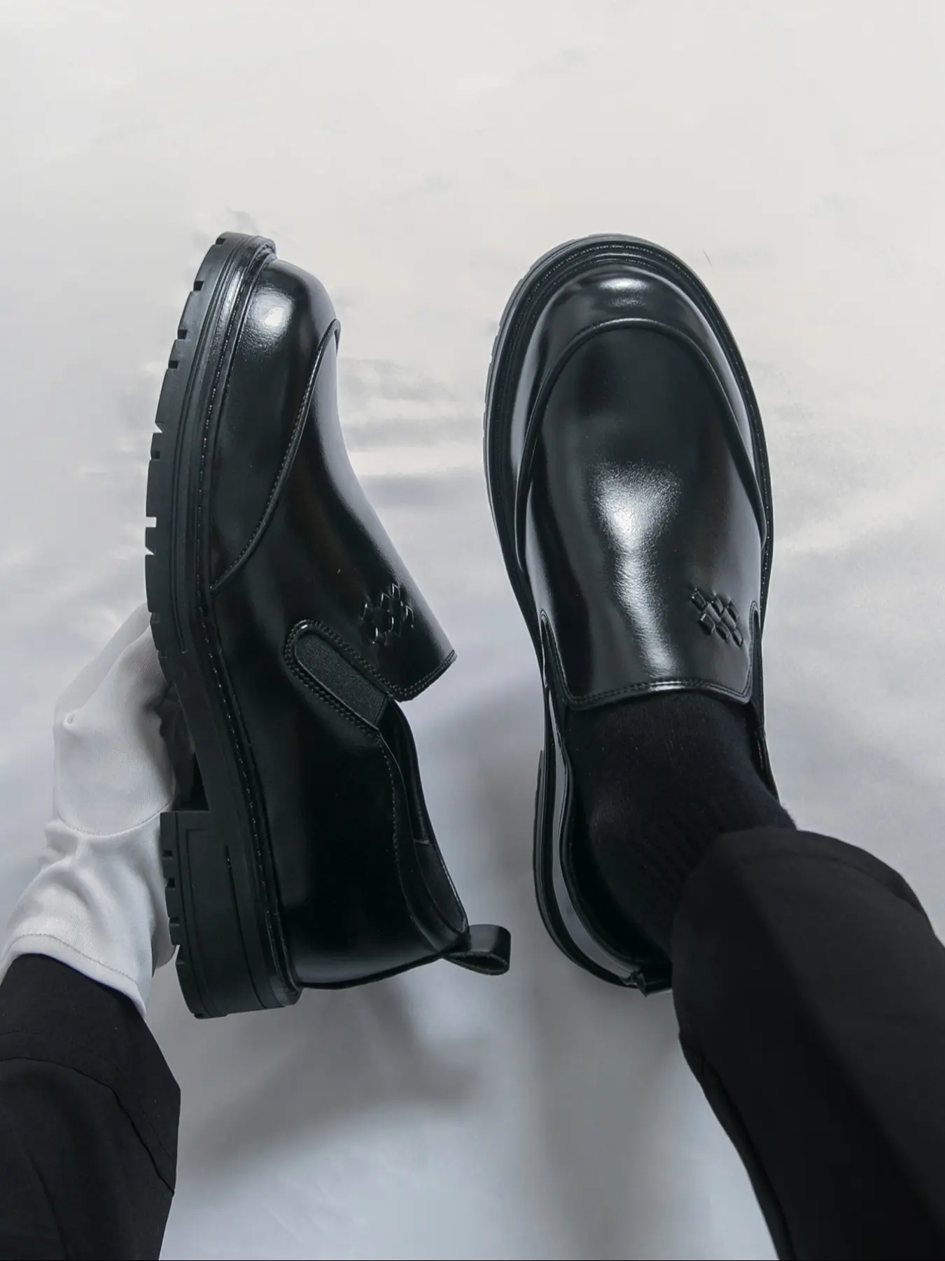 Men's Simple Fashion Business Casual Commuter Shoes, Comfortable Daily Wear Formal Footwear, Stylish Office Sneakers for Men