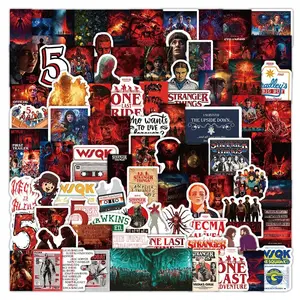104 Pcs Stranger Things Stickers - Classic TV Show Theme Die-Cut Decor for Laptops, Journals & Phone Cases Papery Pop Store