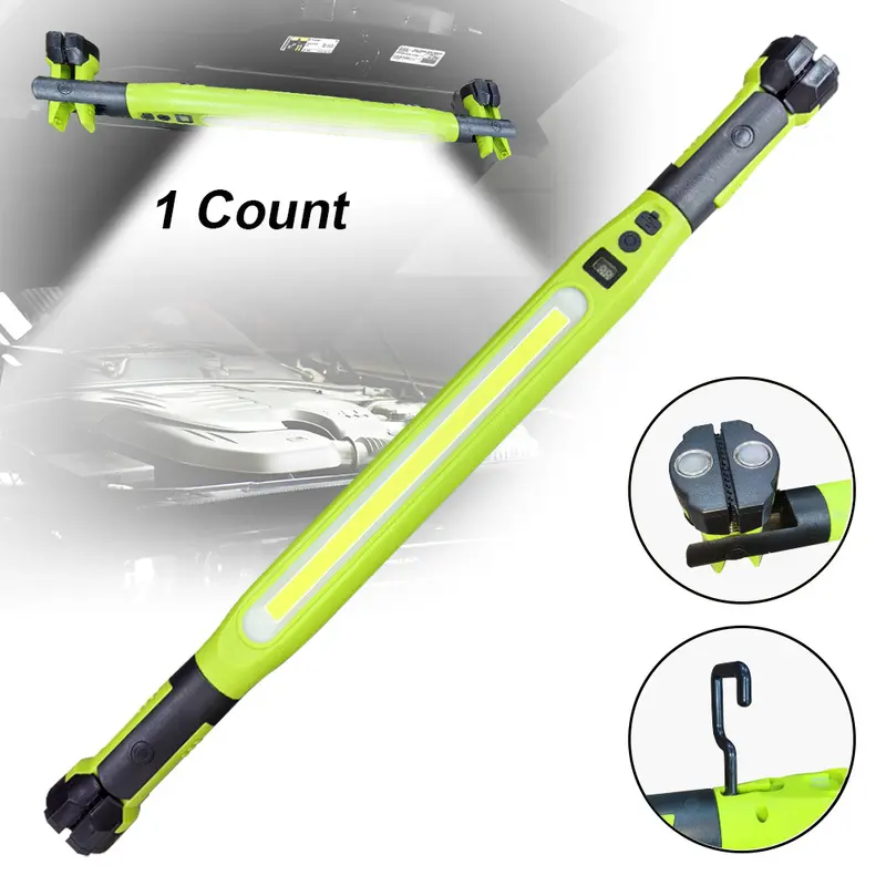Super Bright Magnetic LED Work Light with Rechargeable Battery, Engine Hood Lamp Strip for Car Repair and Outdoor Lighting, Emergency Lighting, Magnet Led Flashlight, Portable Led Flashlight