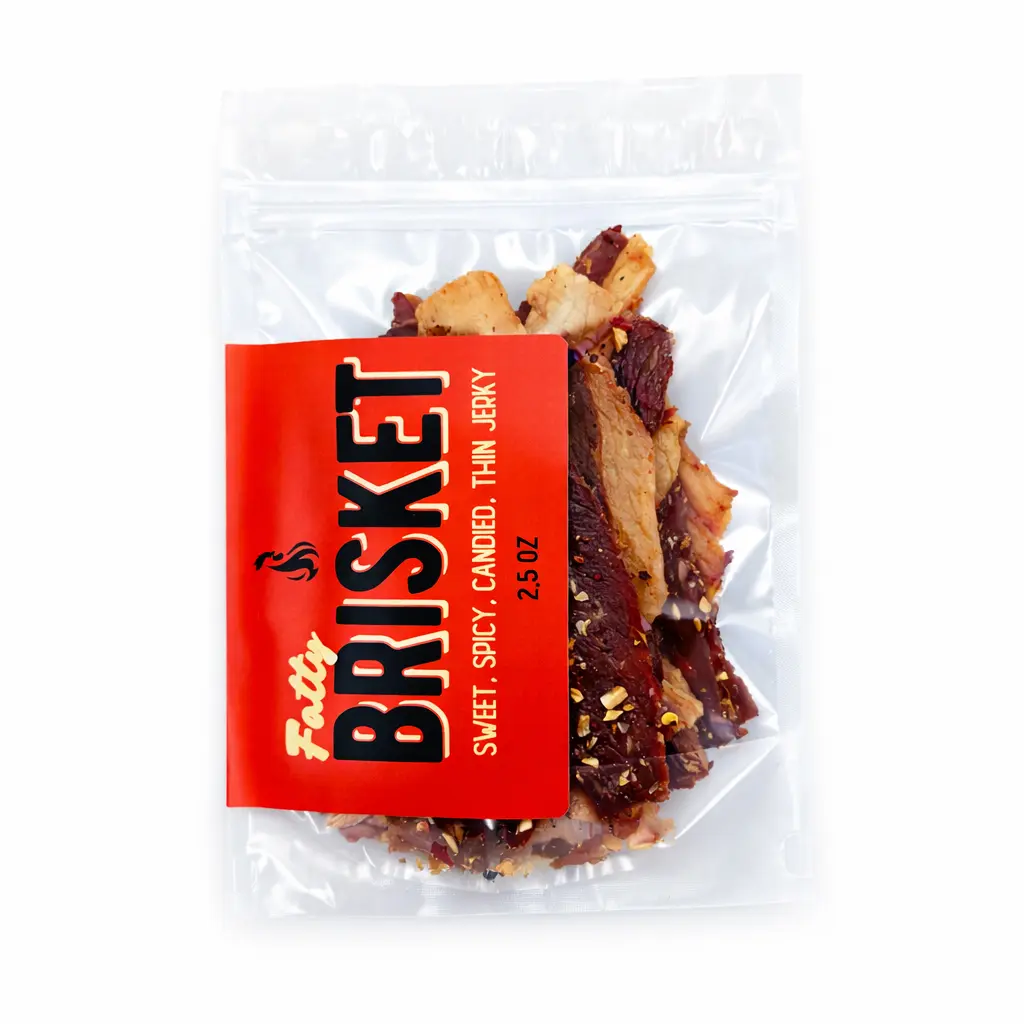 FATTY BRISKET - THIN & CANDIED - SWEET - SPICY - SNACK