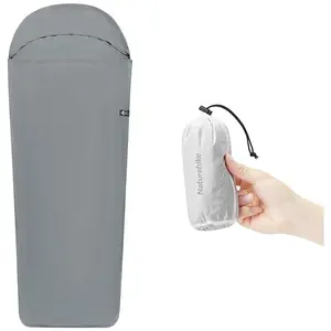 Naturehike Ultralight Sleeping Bag Liner, Washable Travel Sheet & Lightweight Sleep Sack for Adults, Camping, Backpacking, Hostels & Hotels - 4.5oz