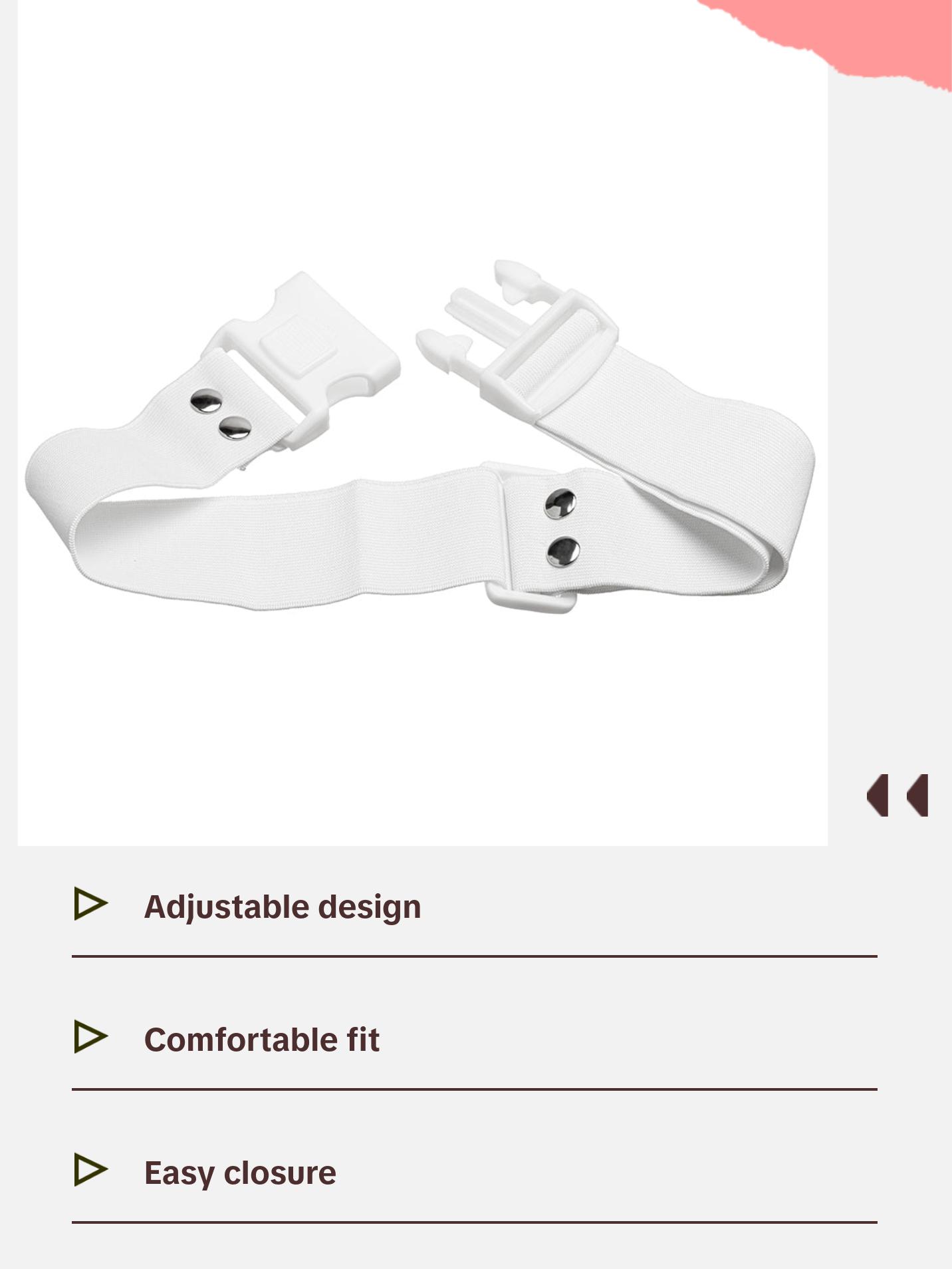 Islamic Ihram Elastic Adjustable Belt for Hajj & Umrah - White - TikTok ...