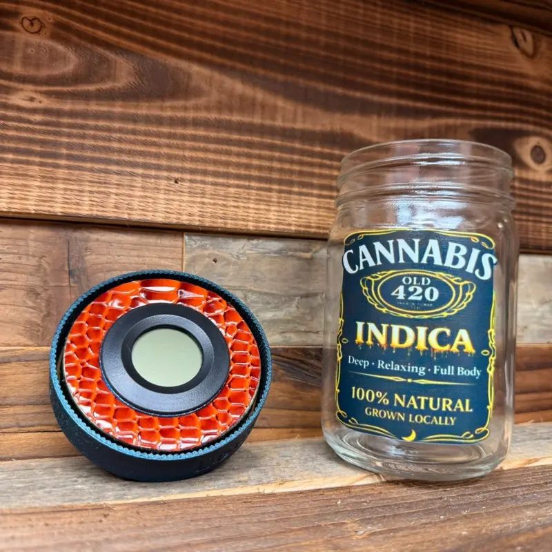 Canna Keeper old 420 Reserve Humidity-Control Jar w/ LockBand Safety Lid for Secure Storage