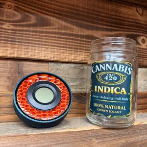 Canna Keeper old 420 Reserve Humidity-Control Jar w/ LockBand Safety Lid for Secure Storage