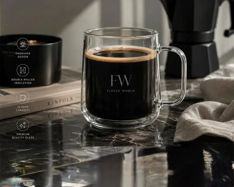 The Glass - Engraved Coffee Glass 
