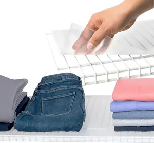 NEW Closet Shelf Liner, Wire Shelf Liners for Closets and Pantry (Set of 4) 12 x 48 inch - Plastic Closet Liners, Wire Rack Cover