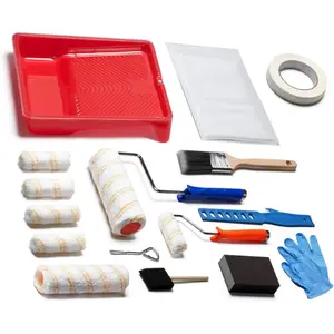 VEVOR 18 Inch Paint Roller Frame, 12-18 in Adjustable Frame with Marked Scale, Lightweight Painting Supplies for Wall House Homes, Metal Roller Tool for Large-Scale Painting Projects, Blue SilverVEVOR Super Brand Day