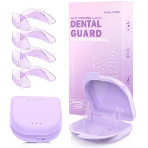 Anti Grinding Guard, Mouth Guard for Grinding Teeth at Night, Night Guards for Teeth Grinding, Mouth Guard for Sleeping, Small (4 Pack)