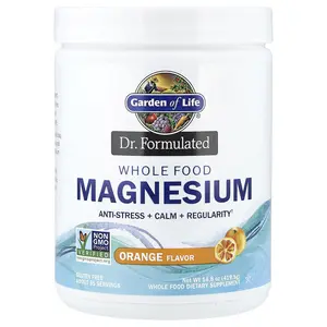 Garden of Life Dr. Formulated, Whole Food Magnesium, Orange, 14.8 oz (419.5 g)