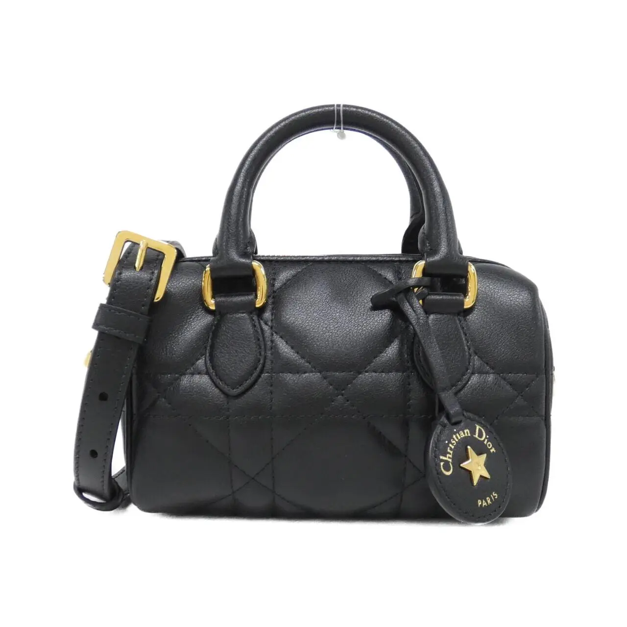 Pre-owned Dior Calfskin Shoulder Bags Christian Groove 16 Calf Shoulder Bag