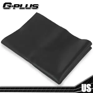24" x 36" Vinyl Motorcycle ATV Scooter Seat Cover Fabric Glossy Matte Black G-PLUS