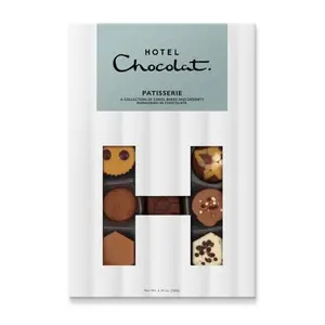 Hotel Chocolat H-Box - 14 Artisanal Chocolates - Milk, Dark, White Chocolates