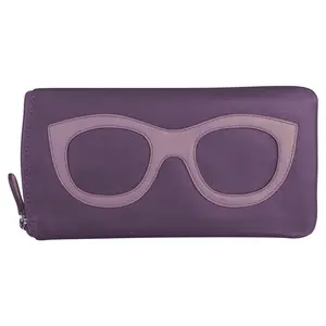 ILI New York Leather Eyeglass Case – Planet Purple