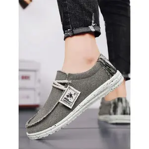 Men's Fashionable Patchwork Loafers, Casual Comfortable Shoes for Outdoor Walking & Driving, Lightweight Shoes for Daily Wear, Boy