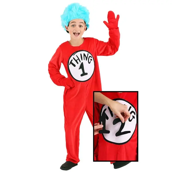 Thing 1&2 Kids Deluxe Costume