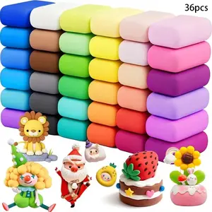 36-Color DIY Modeling Clay Set with Sculpting Tools, Soft and Ultra-Light, Easy to Use, For Sculpting and DIY Crafts, Halloween or Christmas Gift for Boys and Girls, Unleash Infinite Creations, Artistic Expressions