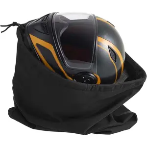 Large Capacity Lightweight Drawstring Bag 17×18 inches, Helmet Protection Storage Welding Motorcycle Hood Bag with Drawstring Locking, Microfiber Bag for Helmet Storage