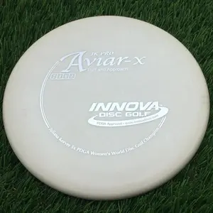 Innova Pro JK Aviar-x with Juliana Korver Five Time PDGA Women's World Disc Golf Champion Stamp - 166.7g - White