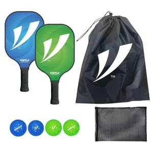VORTExX 8-Pc Deluxe Pickleball Set with 2 Paddles