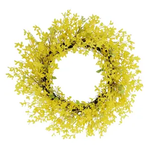 Puleo 30" Winter Jasmine Floral Spring Wreath