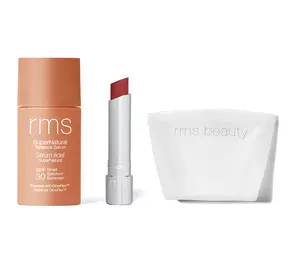 RMS Beauty SuperNatural Tinted SPF 30 with Daily Lip Balm & Bag