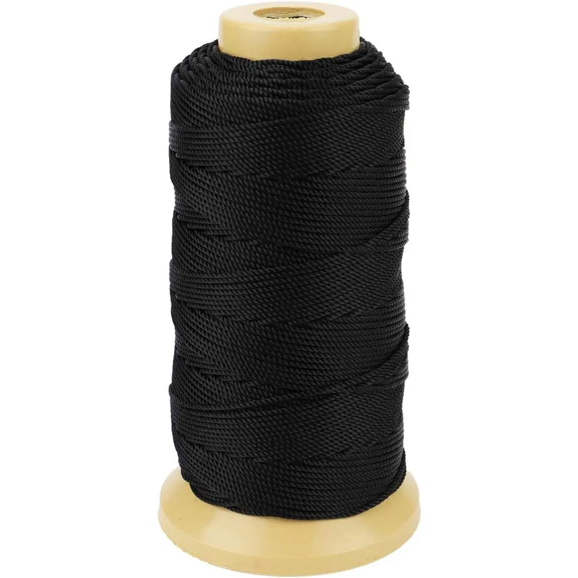 328 Feet Twisted Nylon Line String Cord for Marking DIY Projects Crafting Masonry (Black, 1.5mm-328 feet)