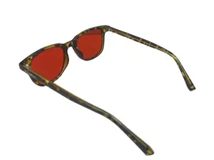 Blue light Glasses/Tortoiseshell frames- Red Lens/