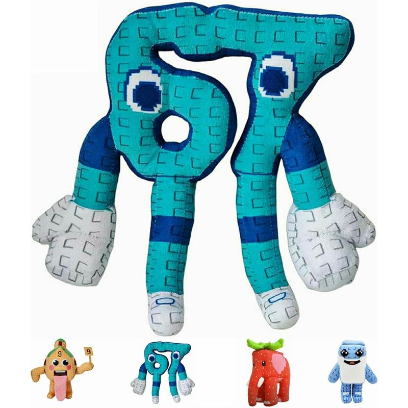 Lostwolf Steal a Brainrot Plush 67 New Cushion Pillow Durable Soft Fluffy Moveable Stuffed Animal Bed Pillows