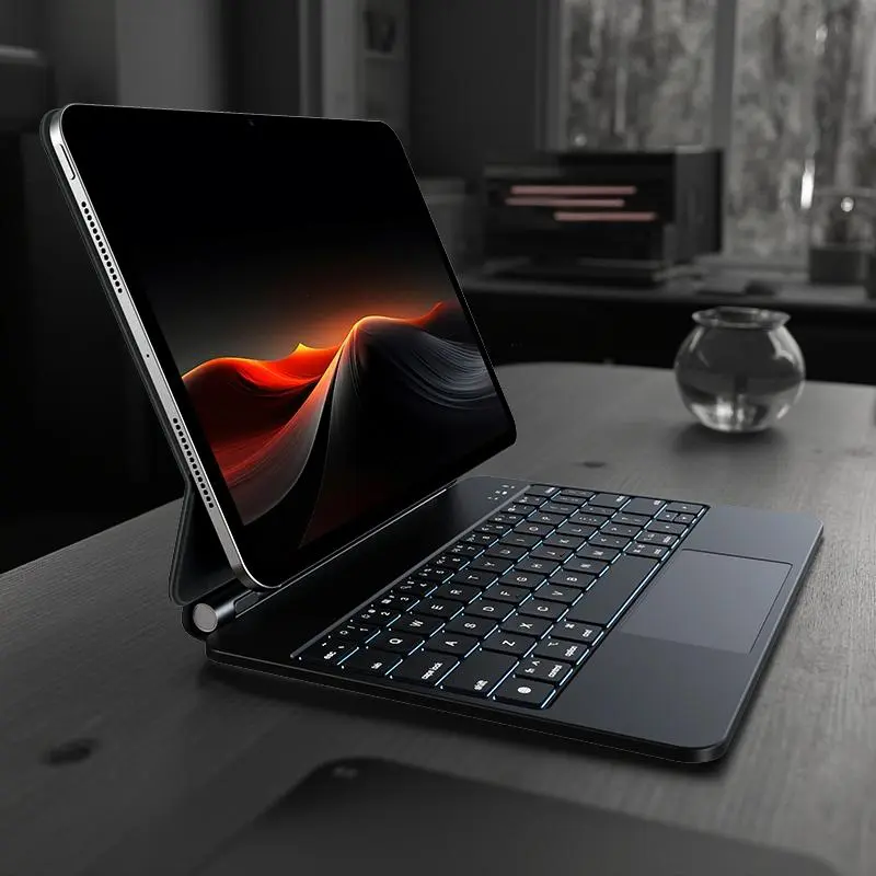 Magnetic Keyboard Protective Case, Rechargeable Keyboard Protective Case with Multi-touch Trackpad, Multifunctional Keyboard, Touchpad Keyboard, Tablet & Computer Accessories for iPad Air4/5 Air6 iPad Pro11inch (M2)
