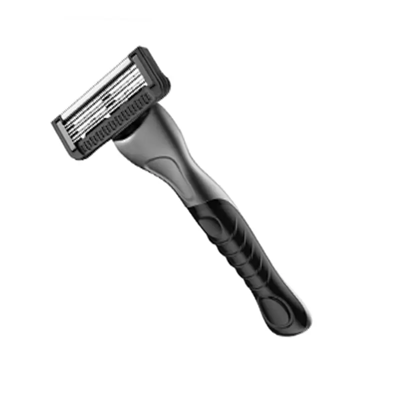 Pacinos Signature Line Men's Durable All-Metal Stainless Steel Manual Blade-Type Shaving Razor - Grip Handle Daily Tool with Swedish Steel Razorblade, Moisturizing Strip for Face Personal Grooming