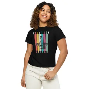 Graphic women’s high-waisted t-shirt