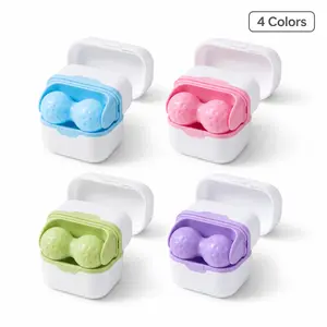 2026 New Dual-Head Ice Roller Facial Massager, Portable Handheld Cold Therapy Tool - Lymphatic Drainage, Puffiness Relief, Pore Tightening, SkinTok At-Home Glass Skin Hack, Travel-Friendly Morning Routine Skincare Essential