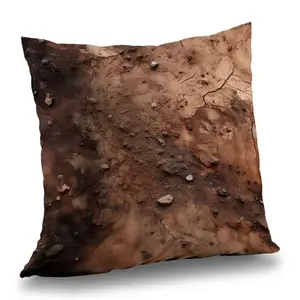 MWW C1PC2626J9NUCC 26x26 in. Mud & Stones Gray Polyester Twill Throw Pillow - Decorative Standard Pillows for Cozy Home Decor
