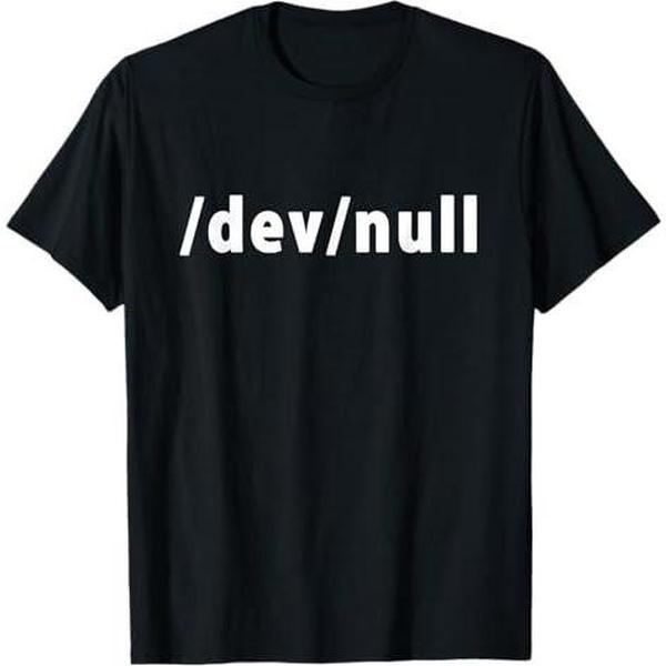 Sysadmin Dev Null Joke DevOps Linux T-Shirt