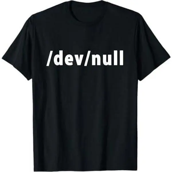 Sysadmin Dev Null Joke DevOps Linux T-Shirt