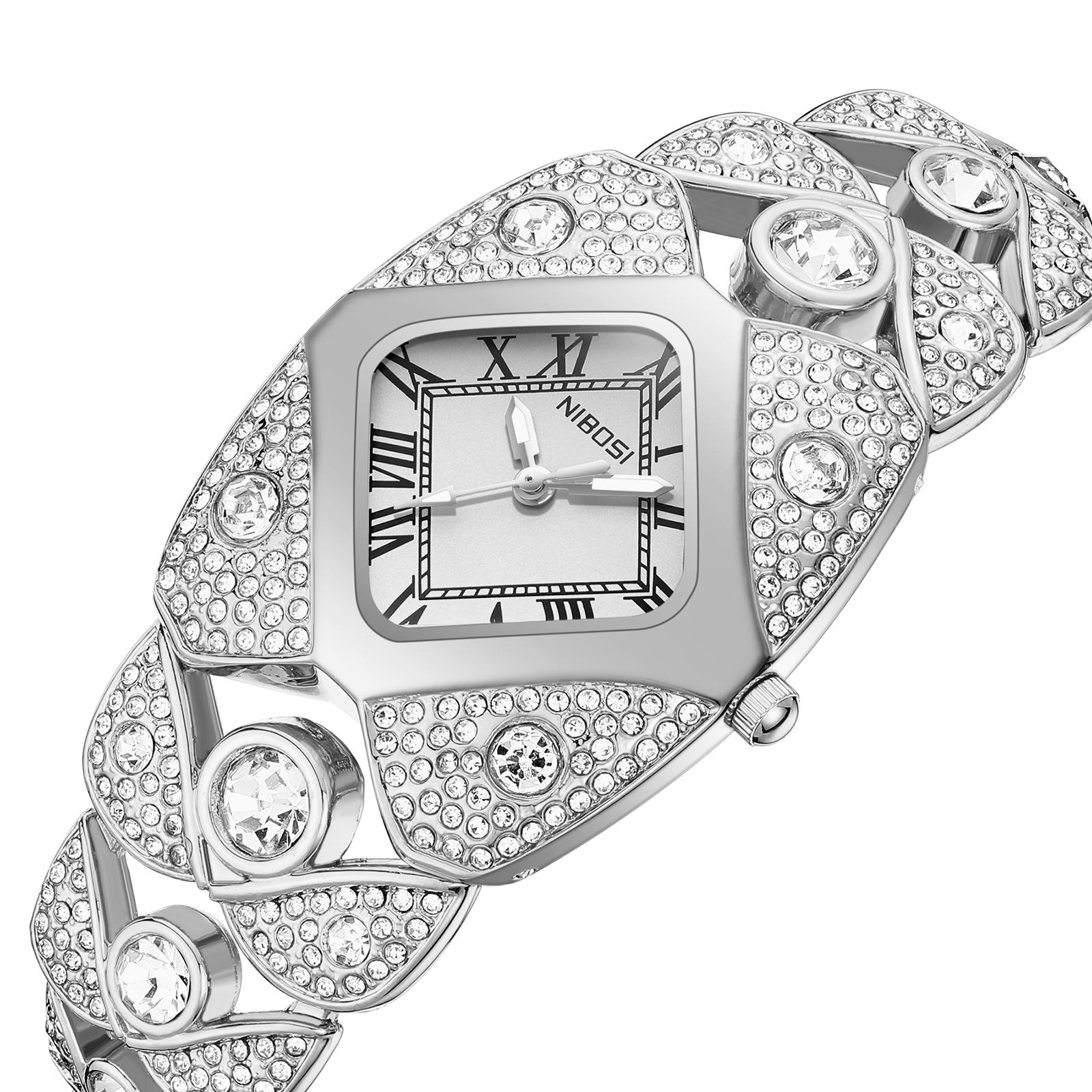 NIBOSI 2712  Women's Watches: Quartz Watches, Stainless Steel Quartz Watches, Water-Resistant Quartz Watches, Minimalist Luxury Quartz Watches  Women's Quartz Watches