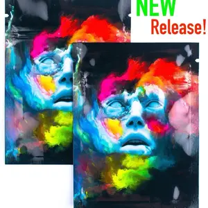 Mylar Bags 200 Pack - 3x4 Inches Heat Sealable Odor Proof Zippered Bags for small items Faceless Design