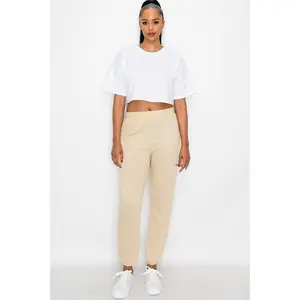 Essential Solid Lightweight Fleece Sweatpants