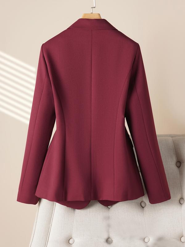 Women's Fashion Blazer Jacket, Professional Office Wear, Stylish Ladies Suit Coat, Elegant Workwear Outerwear for Women