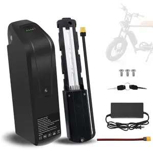 36V/48V/52V Ebike Batteries with 5-Pin Connector, 10.4AH-20AH Capacity, Lock Keys, LED Indicator, USB Port, Mounting Plate, for 250-1500W Scooters/Tricycles, 3-Month Free Return/Exchange (48V10.4AH Option) – Ebike Accessories
