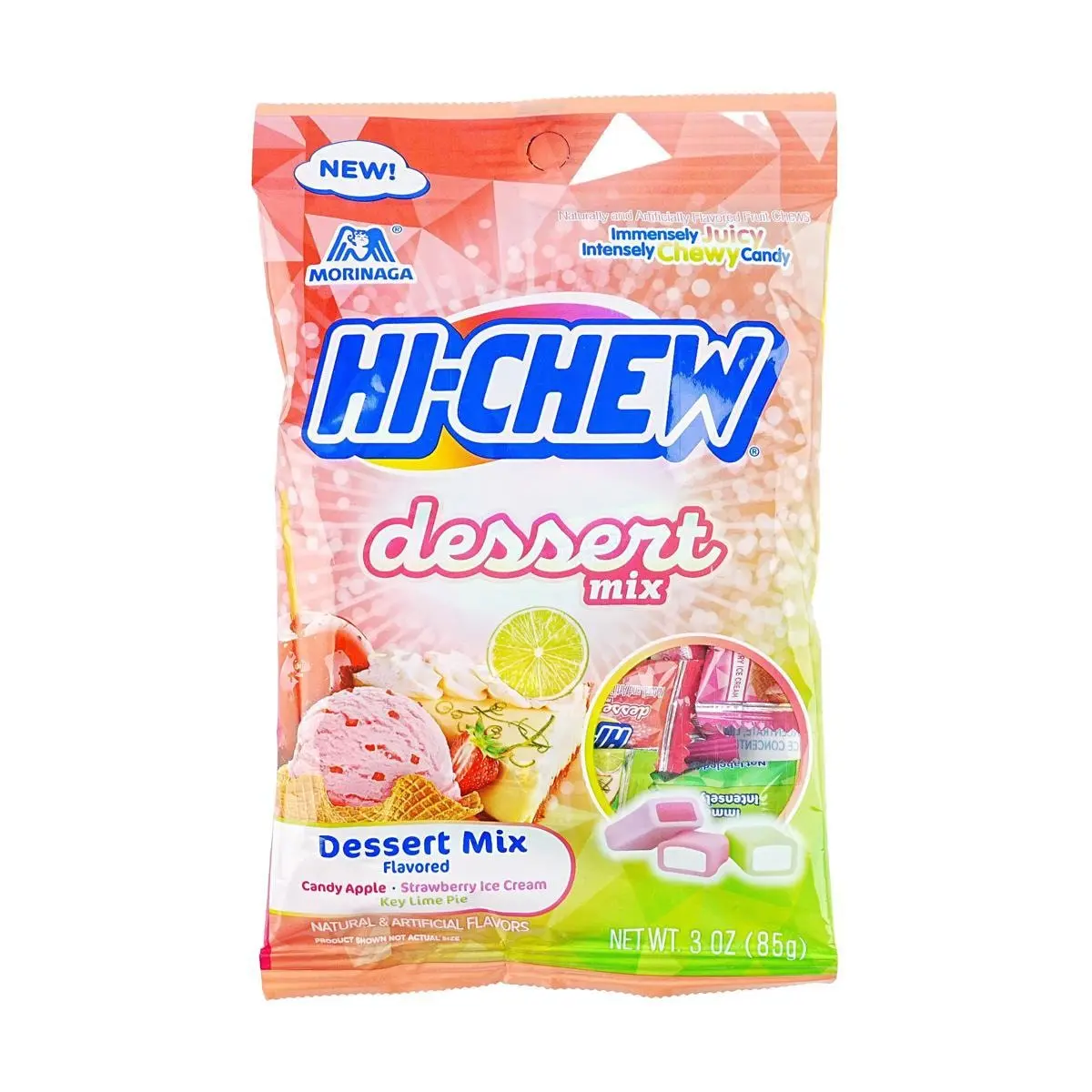 MORINAGA Hi-Chew Bag Dessert Gummy Mix Flavor 3 oz