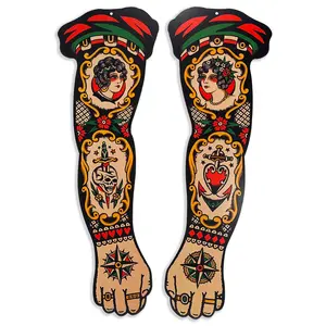 Zach Nelligan Tattooed Arms Metal Sign