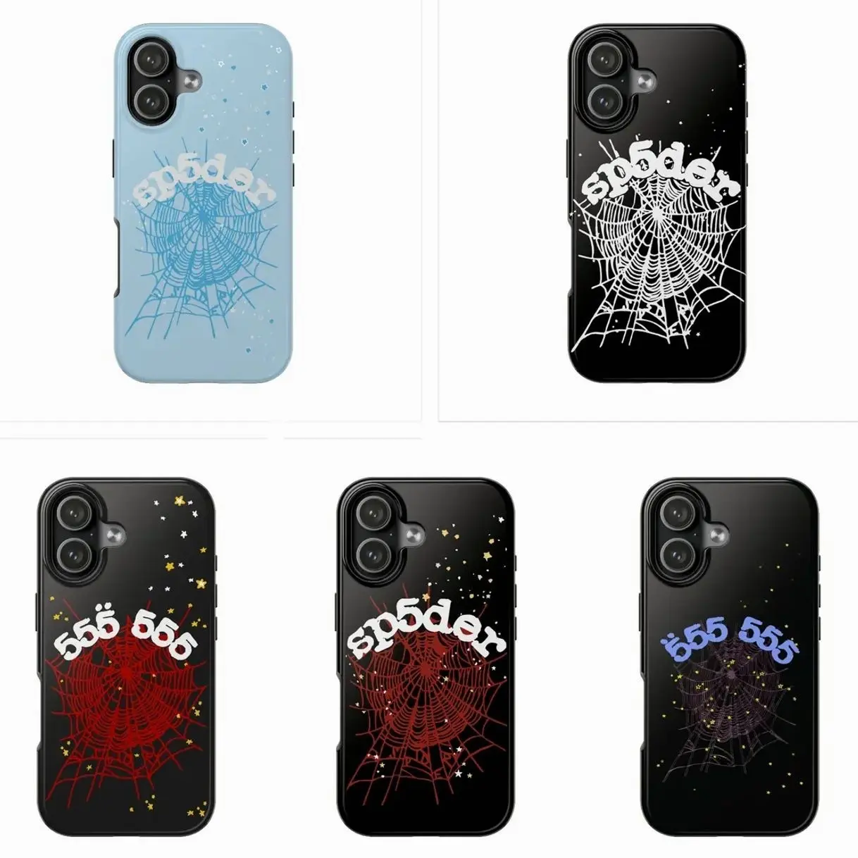 Sp5der Pink Hypebeast iPhone Case Compatible with iPhone 17, 16, 15, 14, 13, 12, 11, 8, SE, XR, X, XS Max, Pro, Plus