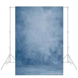 Professional Photography Props Blue Vintage Background Cloth Scene Accessories Studio Banners for Party Decoration